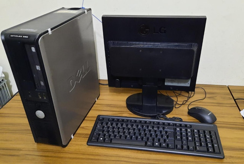 Imagem 2 de 2 de Cpu Dell 380 Core 2 Duo Mem 4gb Ddr3 Hd 160gb Monitor 17 Pol