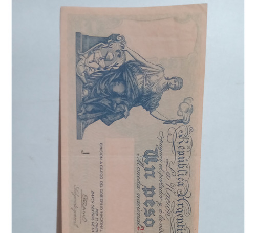 Un Peso Moneda Nacional Argentina Progresoserie J 21.894.944