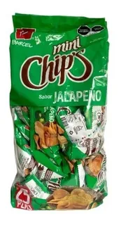 Chips Papas Mini Chips Jalapeño Con 25 Piezas De 18g C/u