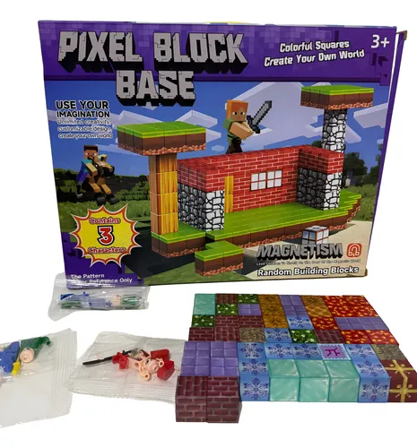 Bloques Magnéticos Estilo Minecraft 70 | Mismo precio en cuotas