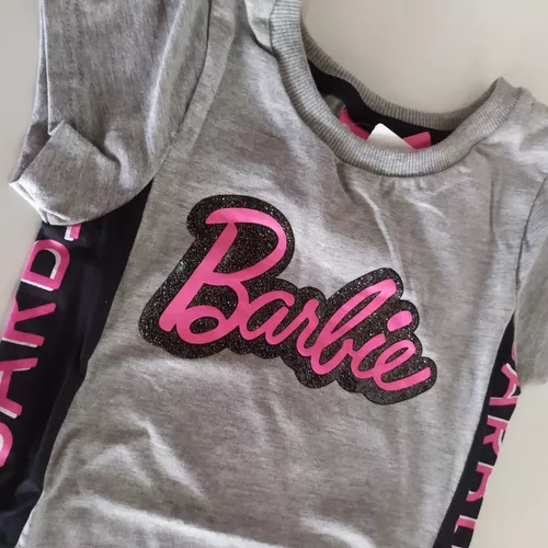 Vestido Fakini Infantil Barbie Cinza - Compre Agora