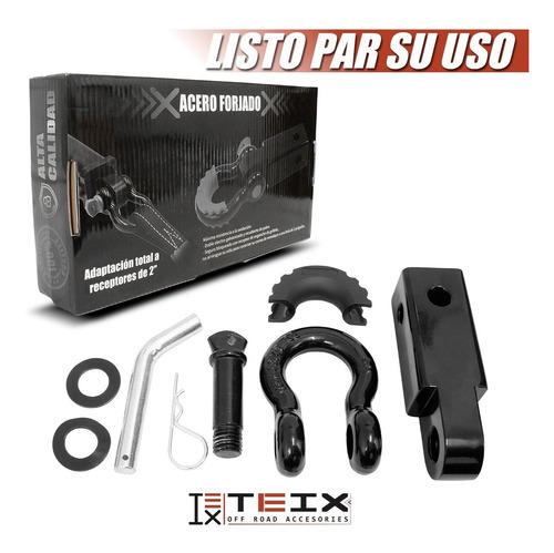 Receptor Cople Con Grillete Shackle De Tiron 4x4 Off Road
