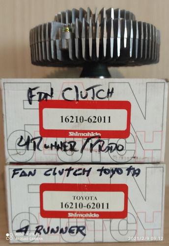 Fan Clutch 4runner 98-02/prado 3.4 5vz Meru Shimahide K