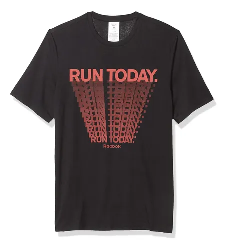 Camiseta reebok negra hotsell