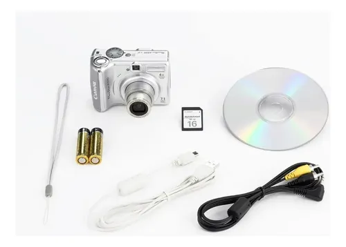 Câmera Compacta Canon Powershot A550 (prata) | MercadoLivre