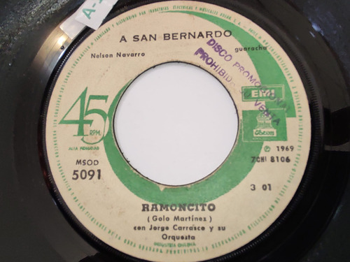 Vinilo Single De Ramoncito Los Wanderinos (a148