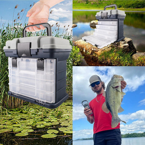 Caja De Aparejos De Pesca Organizador De Caja De Aparejos Or