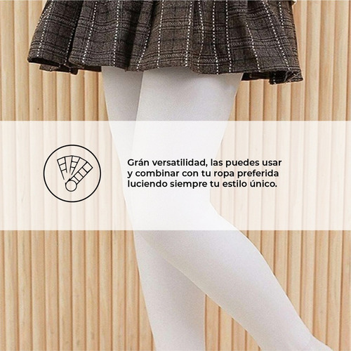 Imagen 6 de 6 de Mallas Medias Bebes Niñas Calidad Internacional Suaves 2 Pzs