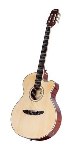 Guitarra Clásica Electrocriolla Parquer 1/2 Caja Funda Cuota