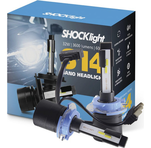 Lampada Led Encaixe H15 12v 32w Shocklight Headlight S14 Kit