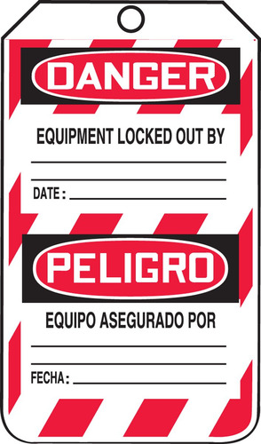 Papeles Adhesivos De Bloqueo Paquete De 25 Accuform
