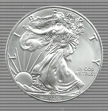 Usa Novedad 1 Onza 2016 Plata 999