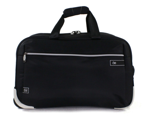 Duffle Bag Cloe Con Ruedas Color Negro