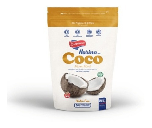 Harina De Coco - Dicomere - 200 Grs
