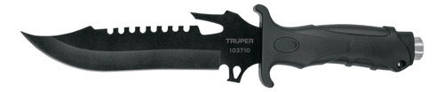 Cuchillo Táctico Campismo 7'' Mango Ergonómico Truper Cta-7c
