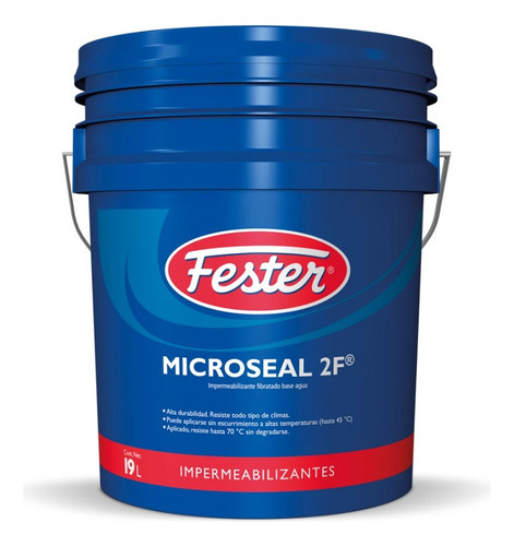 Impermeabilizante Asfáltico Fester Microseal 2f 19l
