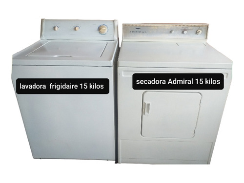 Lavadora Frigidaire Automática Y Secadora Admiral 15 Kios 