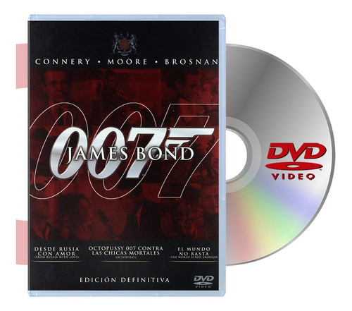 Dvd James Bond Edicion Definitiva Vol.3 (3 Peliculas)
