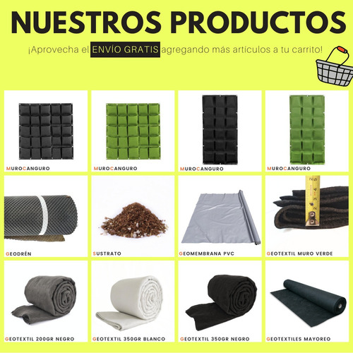 Imagen 10 de 10 de Geodren + Geotextil. Azotea Verde Y Roofgarden. Lienzo 2.0m2