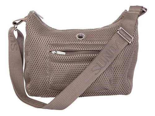Imagen 2 de 5 de Bolsa Sundar Martina Originales Crossbody Beige
