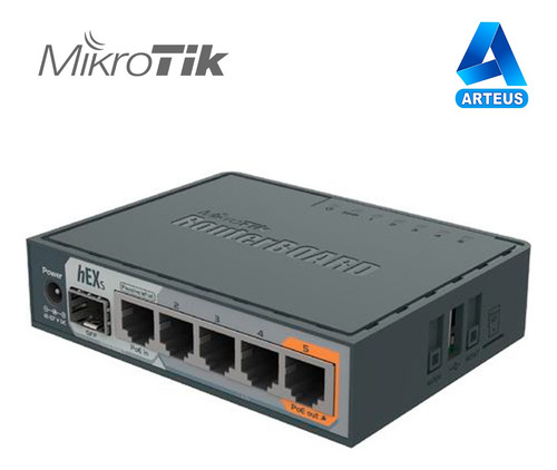 Mikrotik Rb760igs Router Hex S Dual Core 5 Puertos Gigabit
