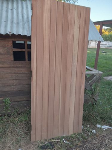 Puerta Exterior De Cedro Alistonda 198 X 85 X 4cm Marrón (Usado)