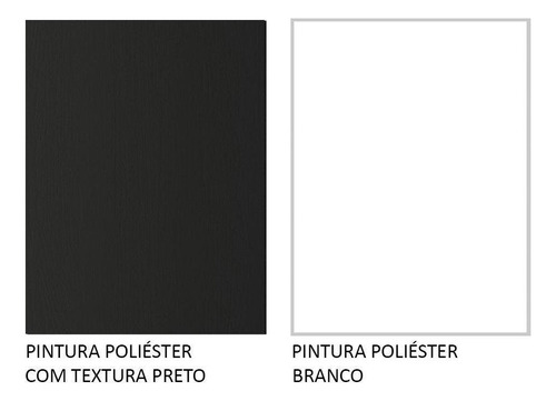Escritorio y estantería Madesa Rubi 6906 Color Blanco/Negro