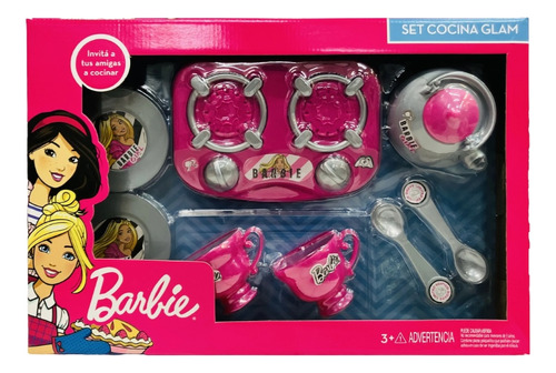 Comiditas Set Cocina Glam Con Anafe Barbie 421 Miniplay