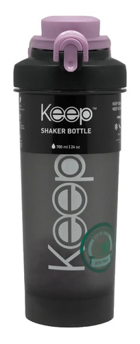  Botella De Agua Deportiva Shaker Mezclador 700ml Keep