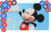 Comprar Banner Fondo Candy Bar Cumpleaños Mickey Mouse 150x90