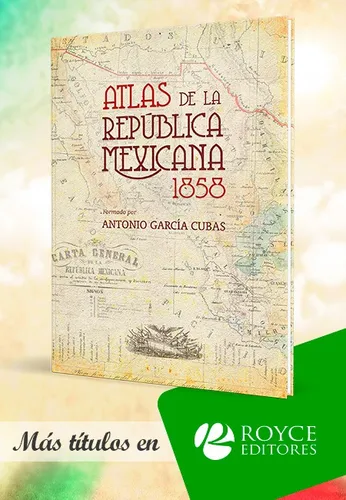 comprar Atlas De La República Mexicana 1858