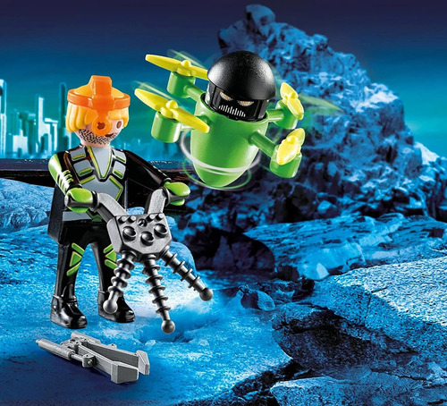 Agente Con Dron - Playmobil Special Plus 70248 (Usado)