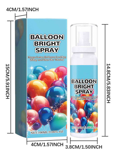 El Aerosol Brillante Q Balloons Mejora El Brillo Y El Efecto