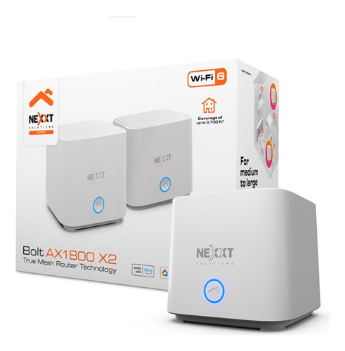 Bolt Ax1800 Router Nexxt Home 2 Piezas