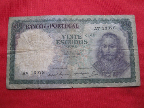 Portugal 20 Escudos 1961