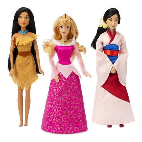 Set 11 Muñecas Clasicas Princesas De Colección Disney Store