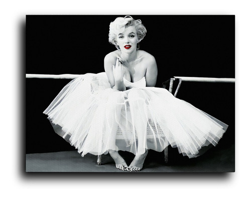 Cuadro Decorativo Canvas Marilyn Monroe Vestido Labios 60*90