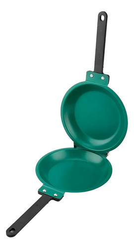 Frigideira dupla antiaderente para tortillas Tortillero 20 cm cor verde