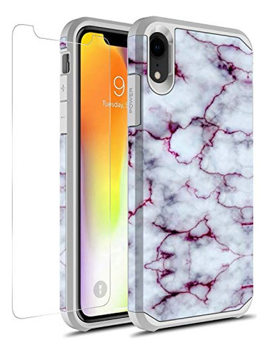 Rosebono Compatible Con iPhone XR Case Con Protector