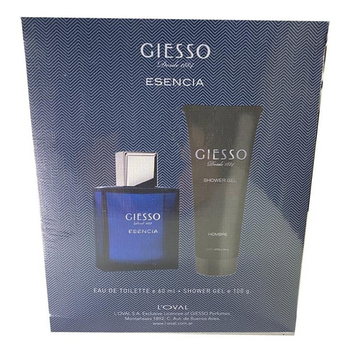 Pack Perfume Giesso Esencia + Shower Gel  Hombre