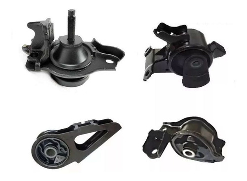 Kit 4 Coxim Motor Cambio Fit Automatico 2004 Ate 2008