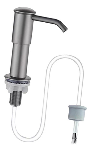 Dispensador De Jabón Para Fregadero De Cocina Con Kits Gris