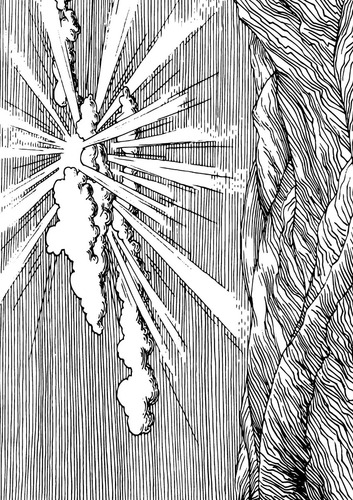 Heaven Above | Libro Anillado Colorear Pintar Fibra | Thoc