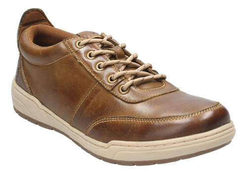 Sneaker Hush Puppies Draper Dk Brown Para Hombre