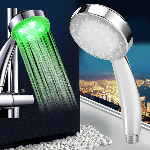 Rociador De Ducha Led Colorido Con Temperatura De Cabina