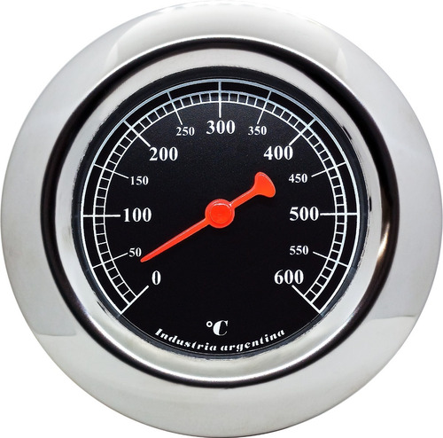 Imagen 1 de 5 de Reloj Termometro Medidor Temperatura Horno Barro Negro
