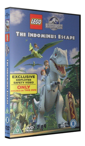 Lego Jurassic World Saga Dvd Latino/ingles Subt Español