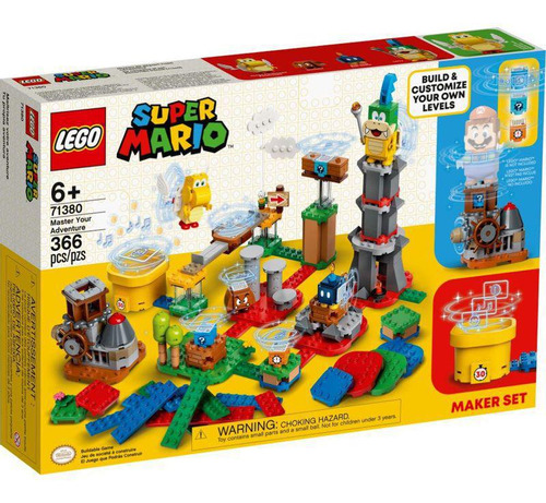 Lego Super Mario Criação Domine Aventura 71380 - 366 Peças