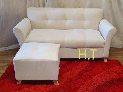 Sillon  Sofa Con Isla Tela Antimancha 