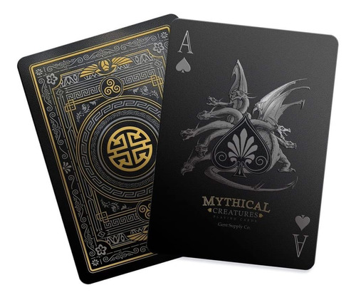 Juego De Cartas Mythical Creatures, Edicion Dorada/plateada